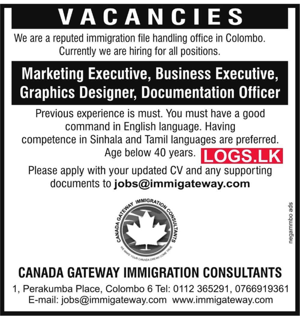 Canada Gateway Immigration Consultants Vacancies 2023 Details 3155